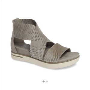 Eileen fisher sport sandals grey leather